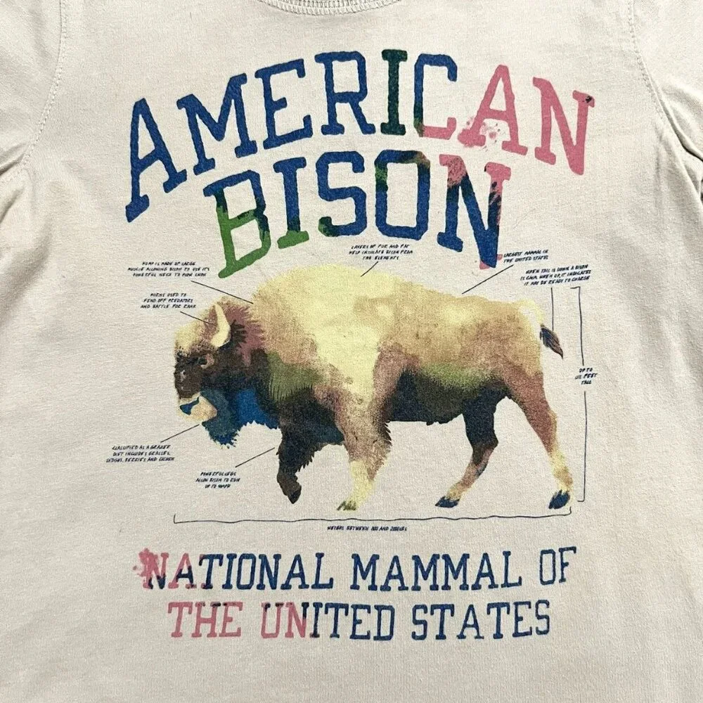 Peek XS (4/5) American Bison National Mammal USA Shirt